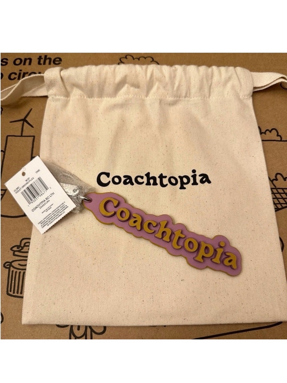 ❤️❤️❤️Coachtopia Bag charm❤️❤️❤️